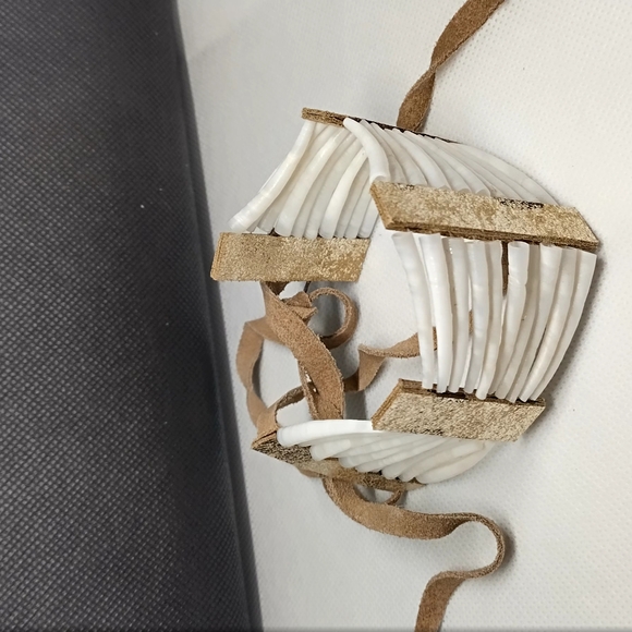 Native American Dentalium Shell choker/ Braclet/ Anklet - Picture 2 of 5